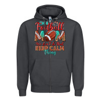 Smoke I'm a Football mom we don't do that keep calm Zipper Hoodie - BundleAndBundleShop