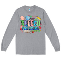 Heather Grey speech pathologist Long Sleeve Tee - MaliasSmallBusiness