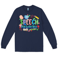 Navy speech pathologist Long Sleeve Tee - MaliasSmallBusiness