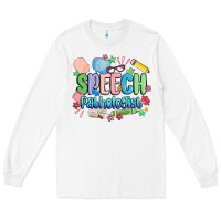 White speech pathologist Long Sleeve Tee - MaliasSmallBusiness