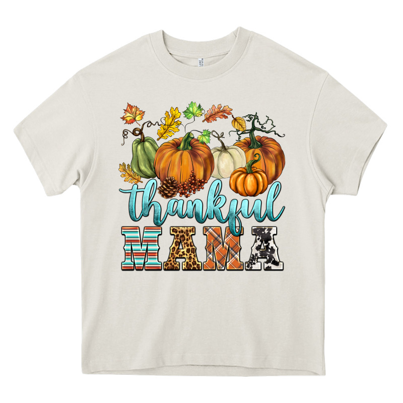 Thankful Mama Heavy Core Tee by BarkalooDesign | Teevron