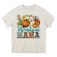 Cream thankful mama Heavy Core Tee - BarkalooDesign