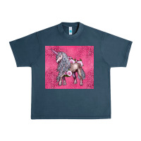Midnight Navy unicorn Urban Heavy Tee - LillyAllenDesigns