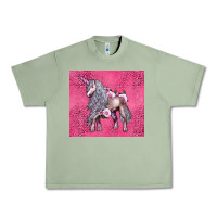 Oil Green unicorn Urban Heavy Tee - LillyAllenDesigns