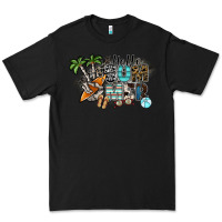 Black hello summer Premium Tee - SublimationCraftShop
