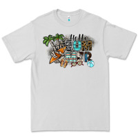 Dove Grey hello summer Premium Tee - SublimationCraftShop