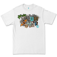 White hello summer Premium Tee - SublimationCraftShop