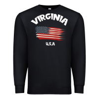 Black VIRGINIA U.S.A Premium Sweatshirt - Bettercallsaul