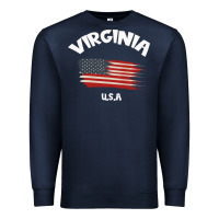 Navy VIRGINIA U.S.A Premium Sweatshirt - Bettercallsaul