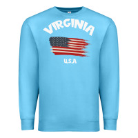 Ocean Blue VIRGINIA U.S.A Premium Sweatshirt - Bettercallsaul