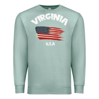Seafoam VIRGINIA U.S.A Premium Sweatshirt - Bettercallsaul