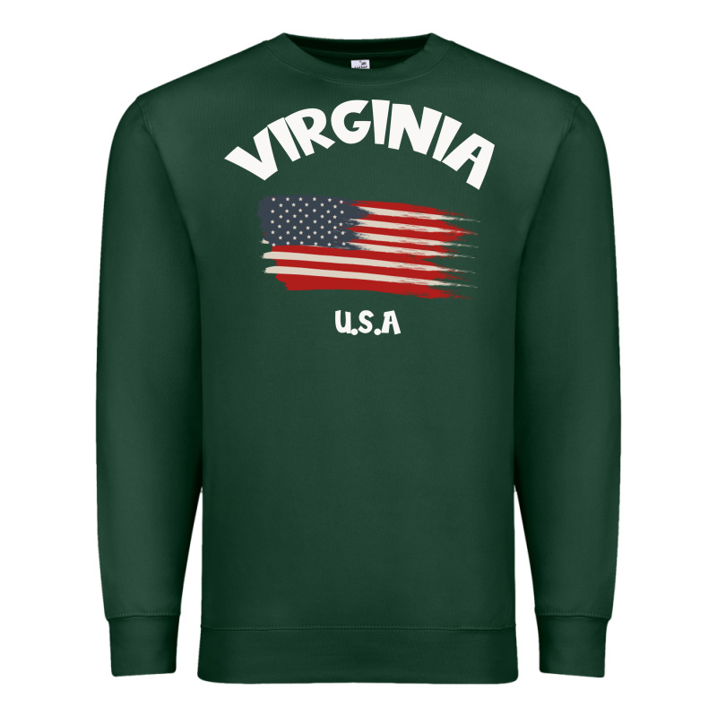 Virginia U.s.a Premium Sweatshirt by Bettercallsaul | Teevron