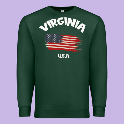 Virginia U.s.a Premium Sweatshirt Designed By Bettercallsaul