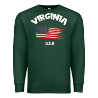 Sports Green VIRGINIA U.S.A Premium Sweatshirt - Bettercallsaul