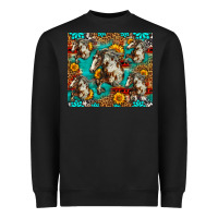 Black mustang horse western Heavyweight Sweatshirt - LillyAllenDesigns