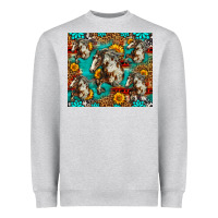 Mustang Horse Western Heavyweight Sweatshirt | Teevron