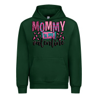 Forest Green mommy is my valentine Urban Hoodie - OliviaCreatesArt