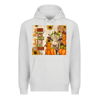 Dove Grey Fall Hay There Pumpkin Premium Hoodie - texasbilliewilder