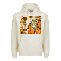 Oatmeal Heather Fall Hay There Pumpkin Premium Hoodie - texasbilliewilder