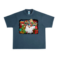Midnight Navy Santa Claus Spanish Christmas Urban Heavy Tee - Jasminsmagicworld