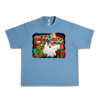 Pebble Blue Santa Claus Spanish Christmas Urban Heavy Tee - Jasminsmagicworld