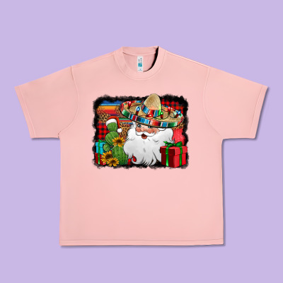 Santa Claus Spanish Christmas Urban Heavy Tee Designed By Jasminsmagicworld