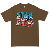 Cacao Star spangled and sassy 4th of july Premium Tee - CowGirlArtShop