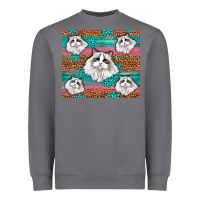 Storm Western Ragdoll Cat Heavyweight Sweatshirt - LillyAllenDesigns