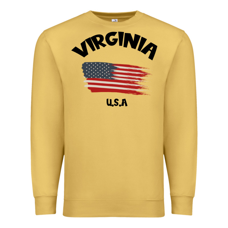 Virginia U.s.a Premium Sweatshirt by Bettercallsaul | Teevron
