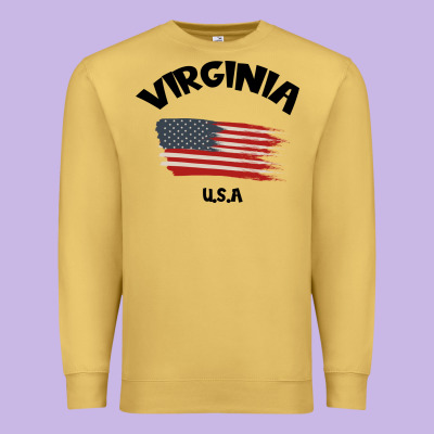 Virginia U.s.a Premium Sweatshirt Designed By Bettercallsaul