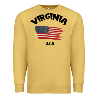 Antique Gold VIRGINIA U.S.A Premium Sweatshirt - Bettercallsaul