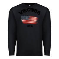Black VIRGINIA U.S.A Premium Sweatshirt - Bettercallsaul