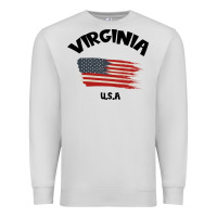 Dove Grey VIRGINIA U.S.A Premium Sweatshirt - Bettercallsaul