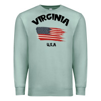 Seafoam VIRGINIA U.S.A Premium Sweatshirt - Bettercallsaul