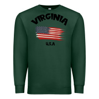 Sports Green VIRGINIA U.S.A Premium Sweatshirt - Bettercallsaul