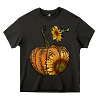 Asphalt pumpkin with sunflower Heavy Core Tee - RanaPortraitStore