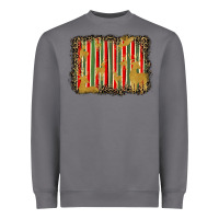 Storm christmas reindeers leopard background Heavyweight Sweatshirt - BarkalooDesign