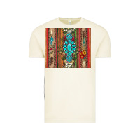 Vintage Arctic gemstone flowers arrow with leopards and serape Vintage Tee - Artiststas