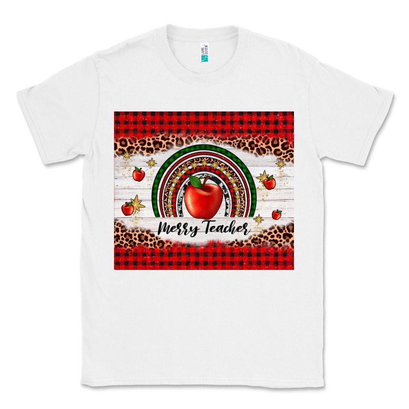 Merry Teacher Classic Tee by AdoDesignShop | Teevron