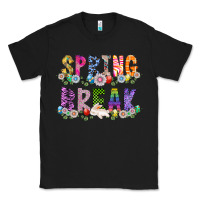 Black SPRING BREAK Classic Tee - CowhideDigitalArt
