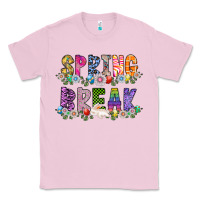 Bubblegum Pink SPRING BREAK Classic Tee - CowhideDigitalArt