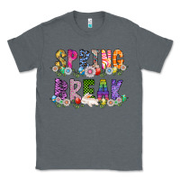 Charcoal Heather SPRING BREAK Classic Tee - CowhideDigitalArt