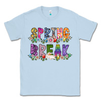 Dusty Blue SPRING BREAK Classic Tee - CowhideDigitalArt
