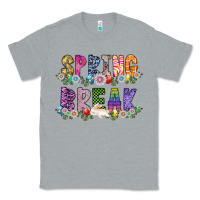 Heather Grey SPRING BREAK Classic Tee - CowhideDigitalArt