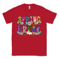 Red SPRING BREAK Classic Tee - CowhideDigitalArt