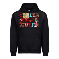 Black cooler than cupid Urban Hoodie - OliviaCreatesArt