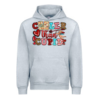 Heather Grey cooler than cupid Urban Hoodie - OliviaCreatesArt