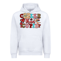 White cooler than cupid Urban Hoodie - OliviaCreatesArt