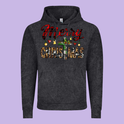 Merry Christmas Vintage Hoodie Designed By Jahusdesignshop