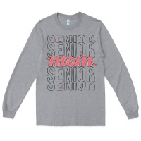Heather Grey mom senior Long Sleeve Tee - MaliasSmallBusiness